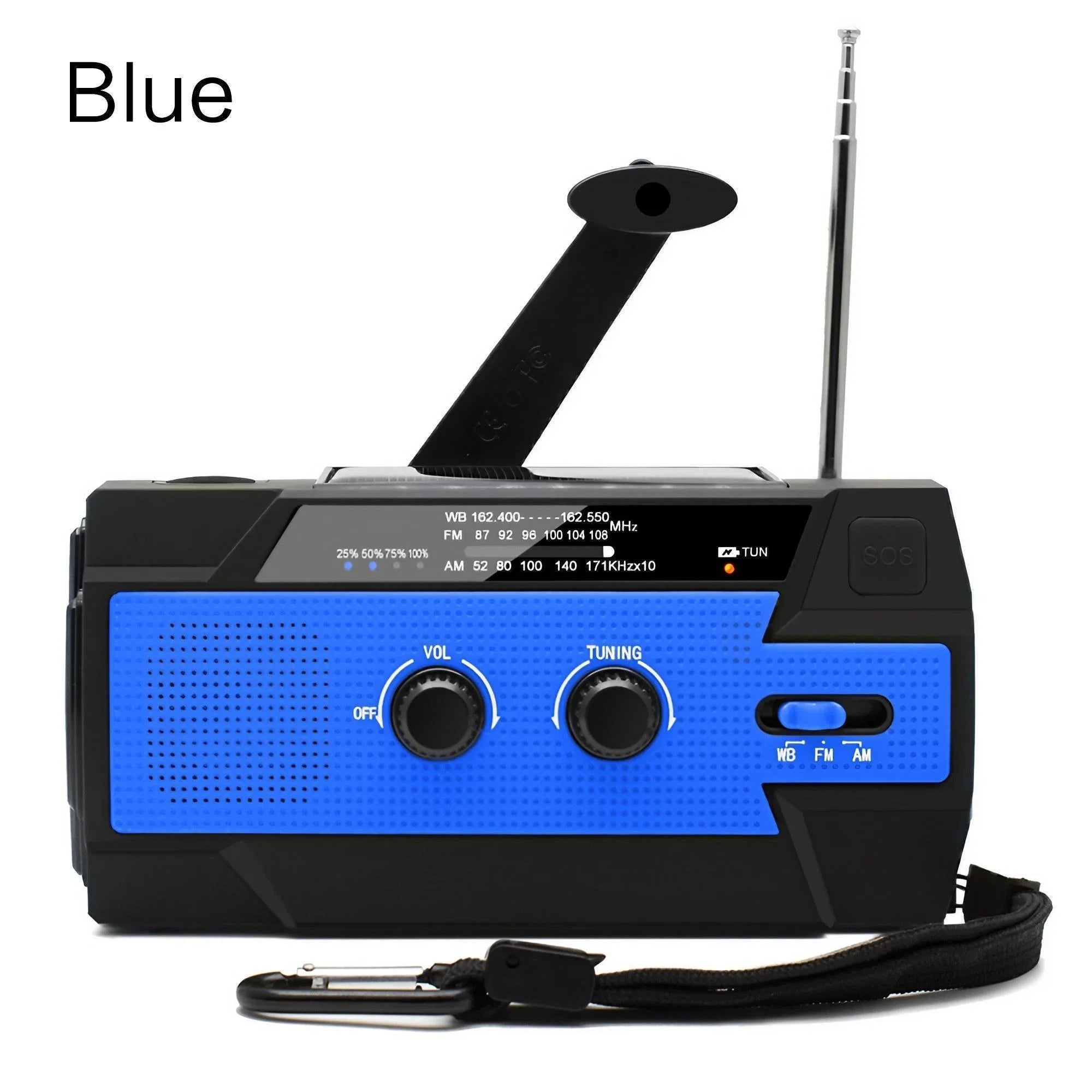 Weather Radio Emergency Multifunctional Hand Crank Solar