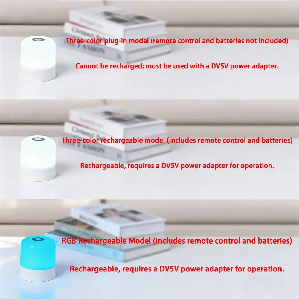LED Light Dimmable Plug-in Desktop Bedside Touchscreen Desk Lamp