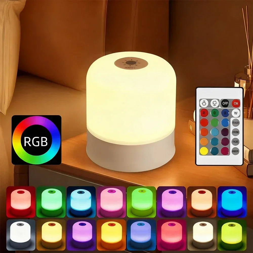 LED Light Dimmable Plug-in Desktop Bedside Touchscreen Desk Lamp