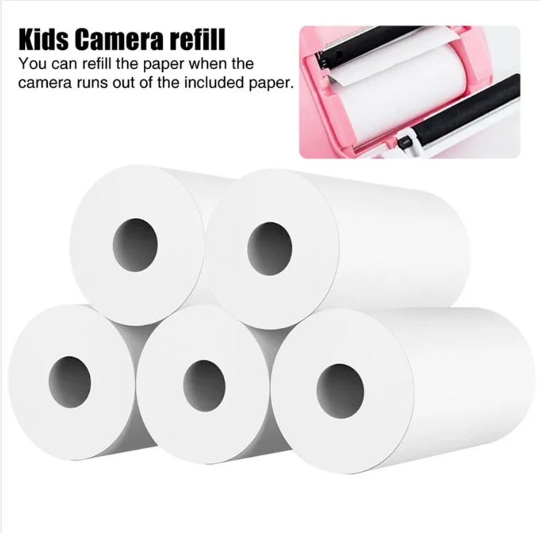 Digital Camera Photography Instant Print Photo HD With Video Recorder Mini Thermal Printer