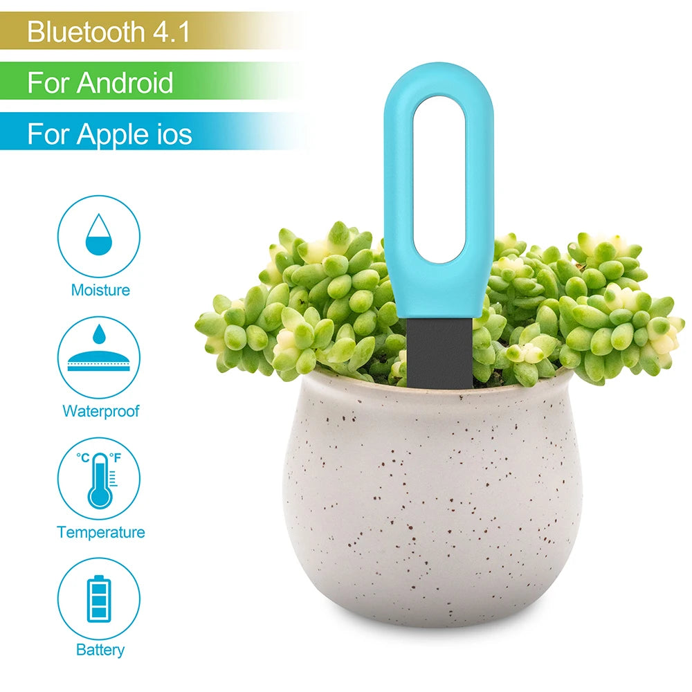 Smart Bluetooth Soil Tester Temperature and Humidity Meter Thermo Hygrometer