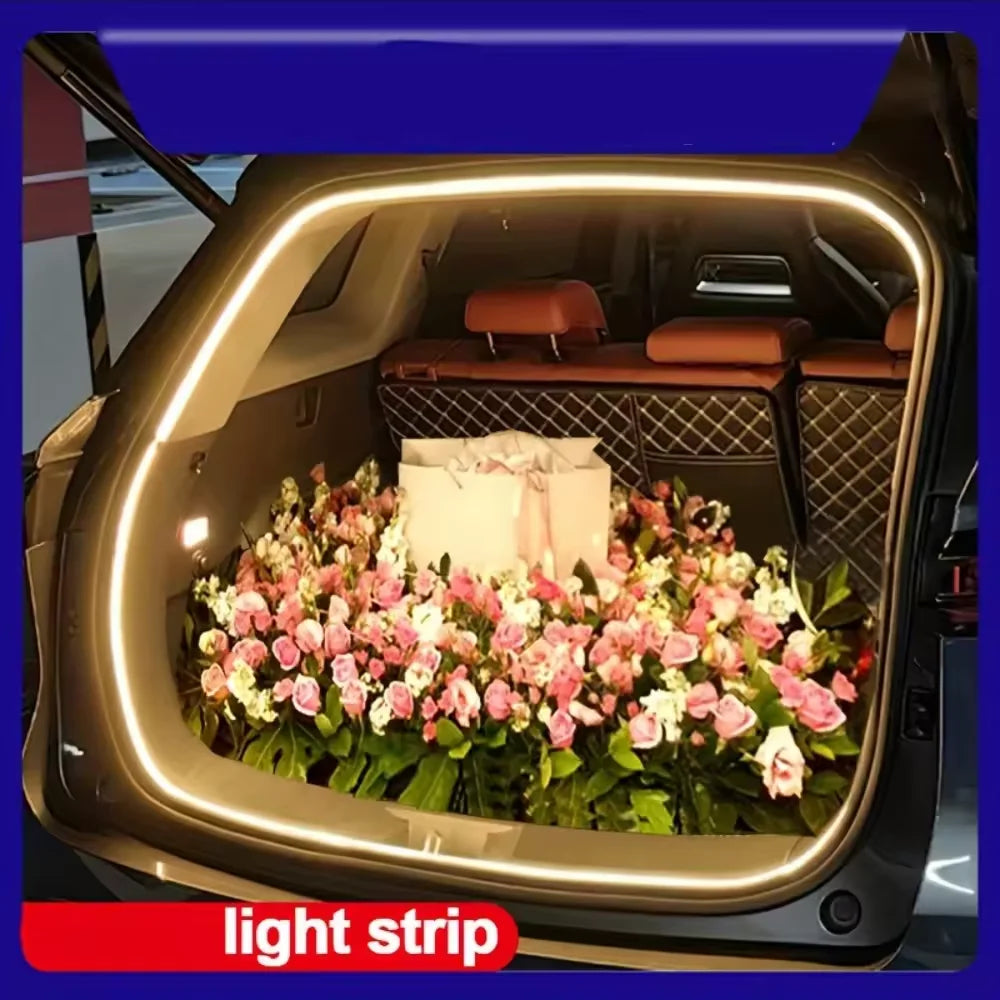 Car high brightness ambient light interior decoration sensing tailgate light strip