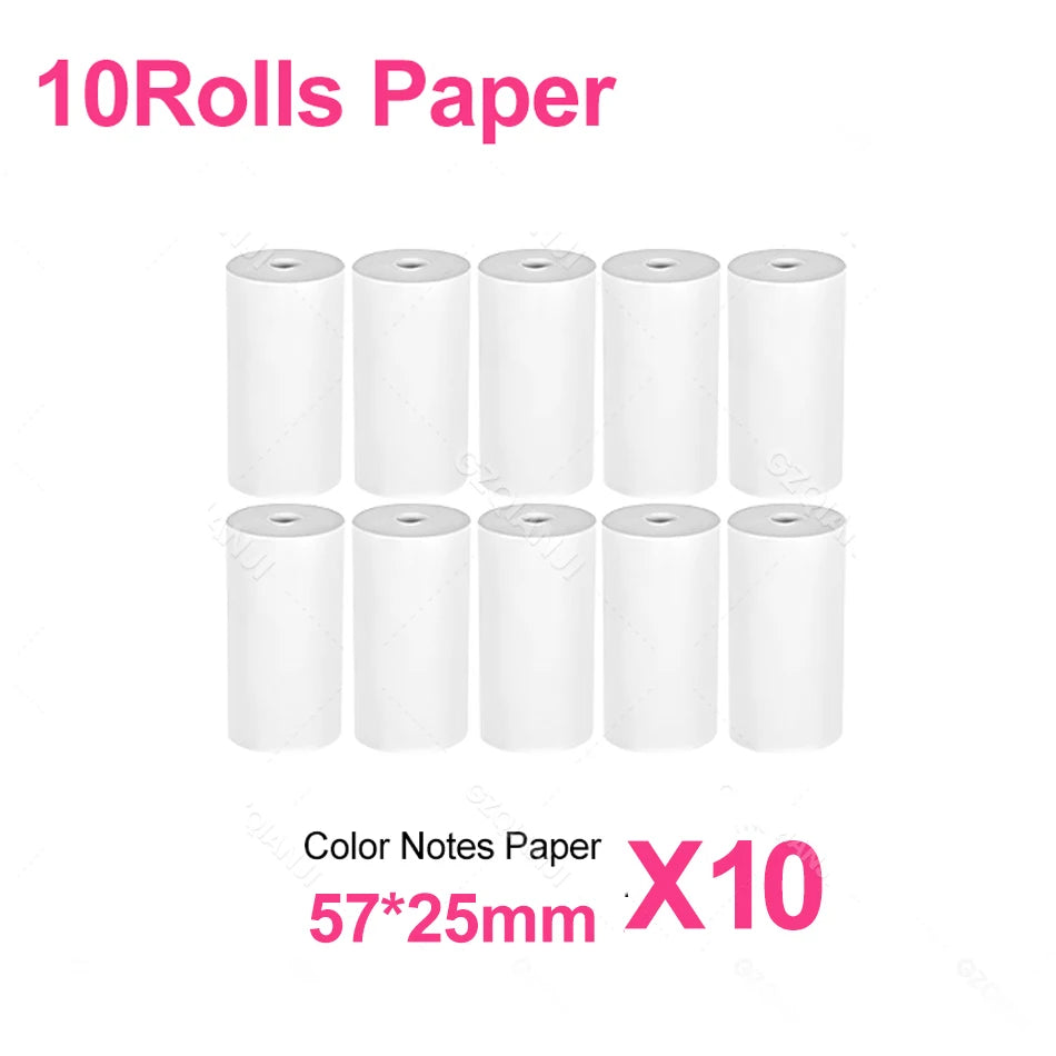 Photo Label Portable Mini Thermal Printer Sticker Memo Tag Printing
