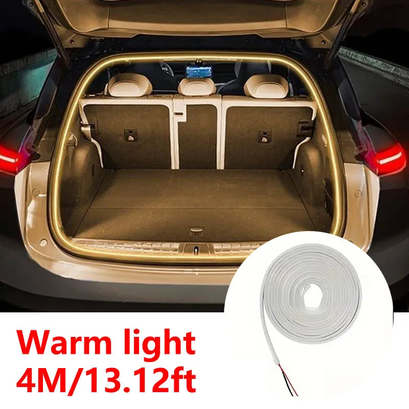 Car high brightness ambient light interior decoration sensing tailgate light strip