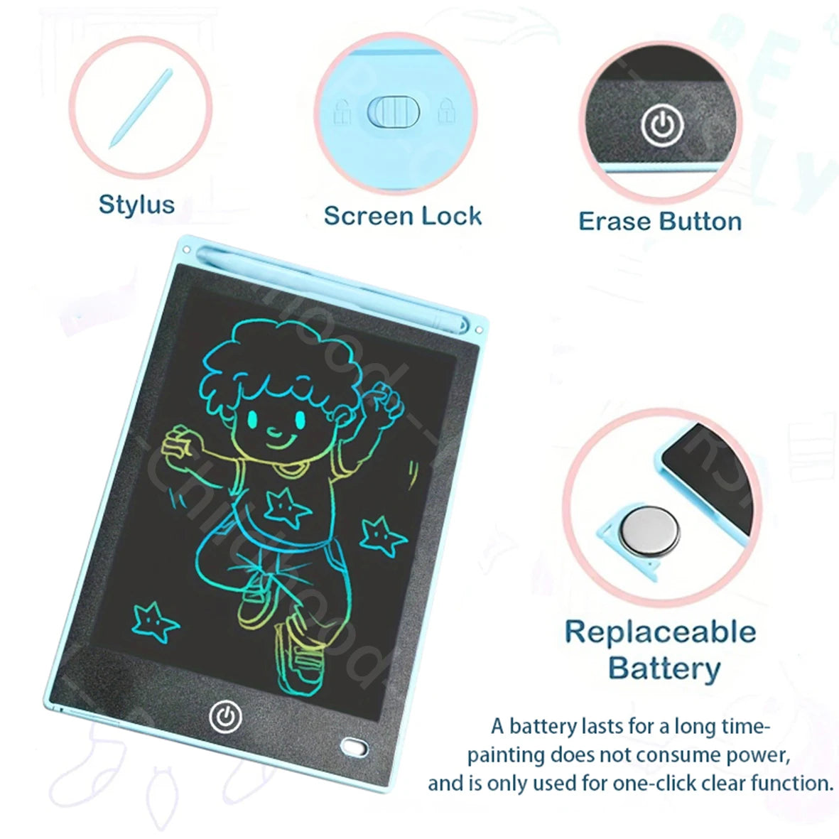 Digital Drawing Tablet Handwriting Pads Portable Electronic Tablet Board
