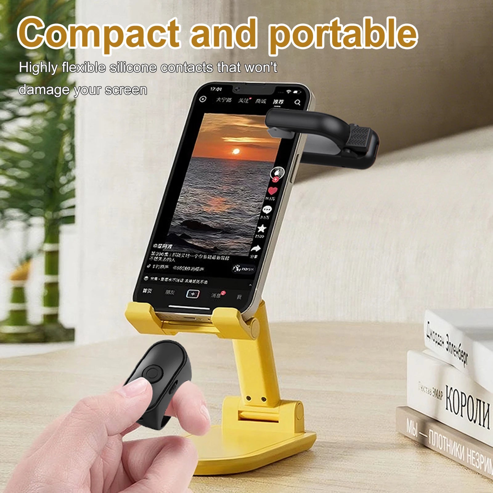 Paperwhite Remote Control for iPhone iPad Android Tablets E-Readers Clicker Page Turner for Kindle Accessories