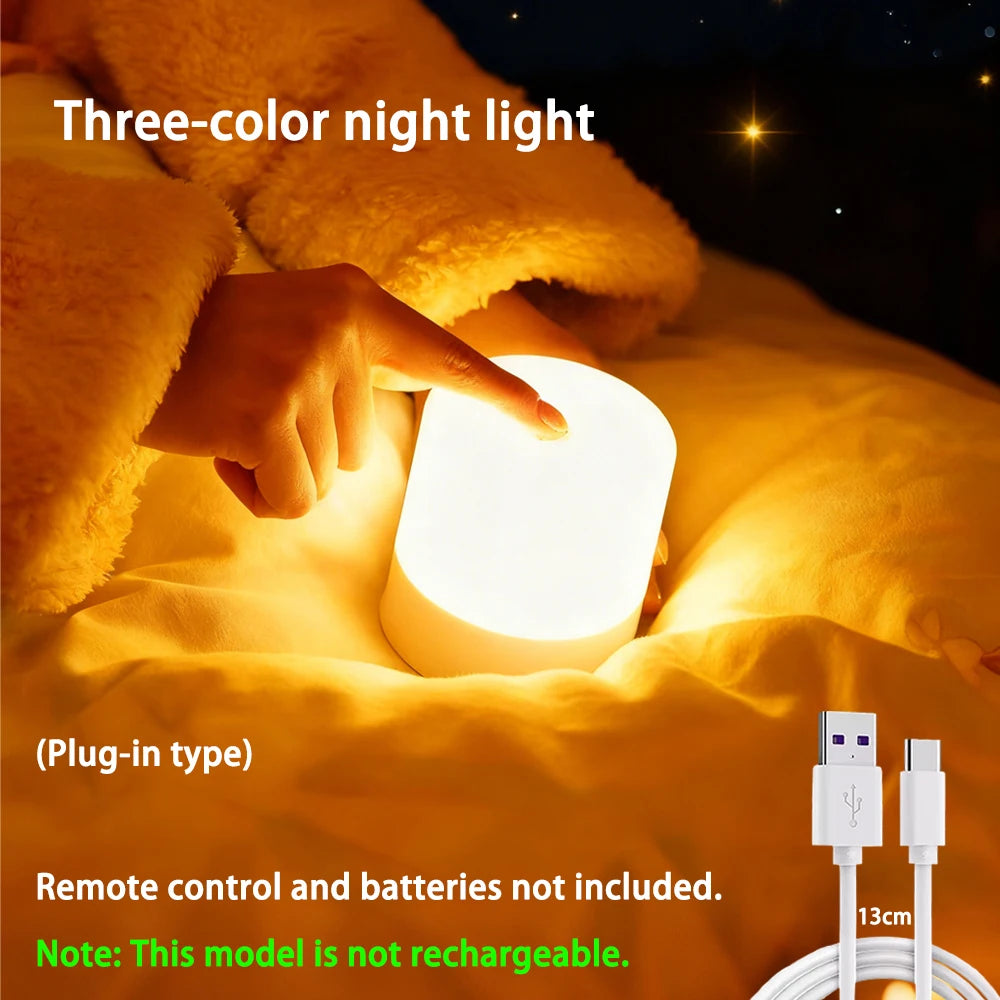 LED Light Dimmable Plug-in Desktop Bedside Touchscreen Desk Lamp