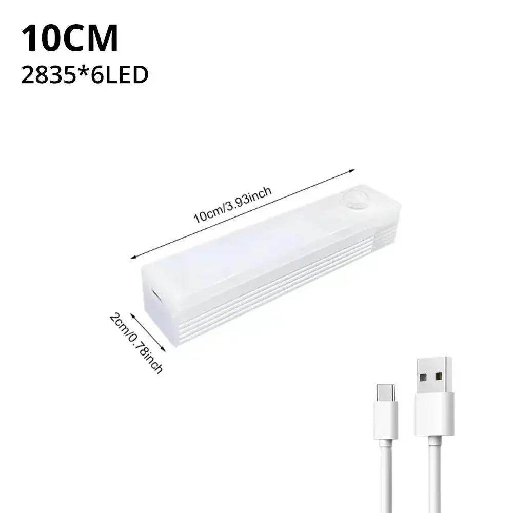 Night Lights Wireless USB Rechargeable Magnetic For Wardrobe Room