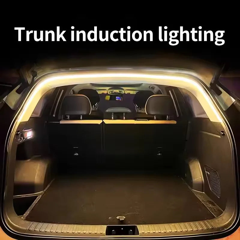 Car high brightness ambient light interior decoration sensing tailgate light strip