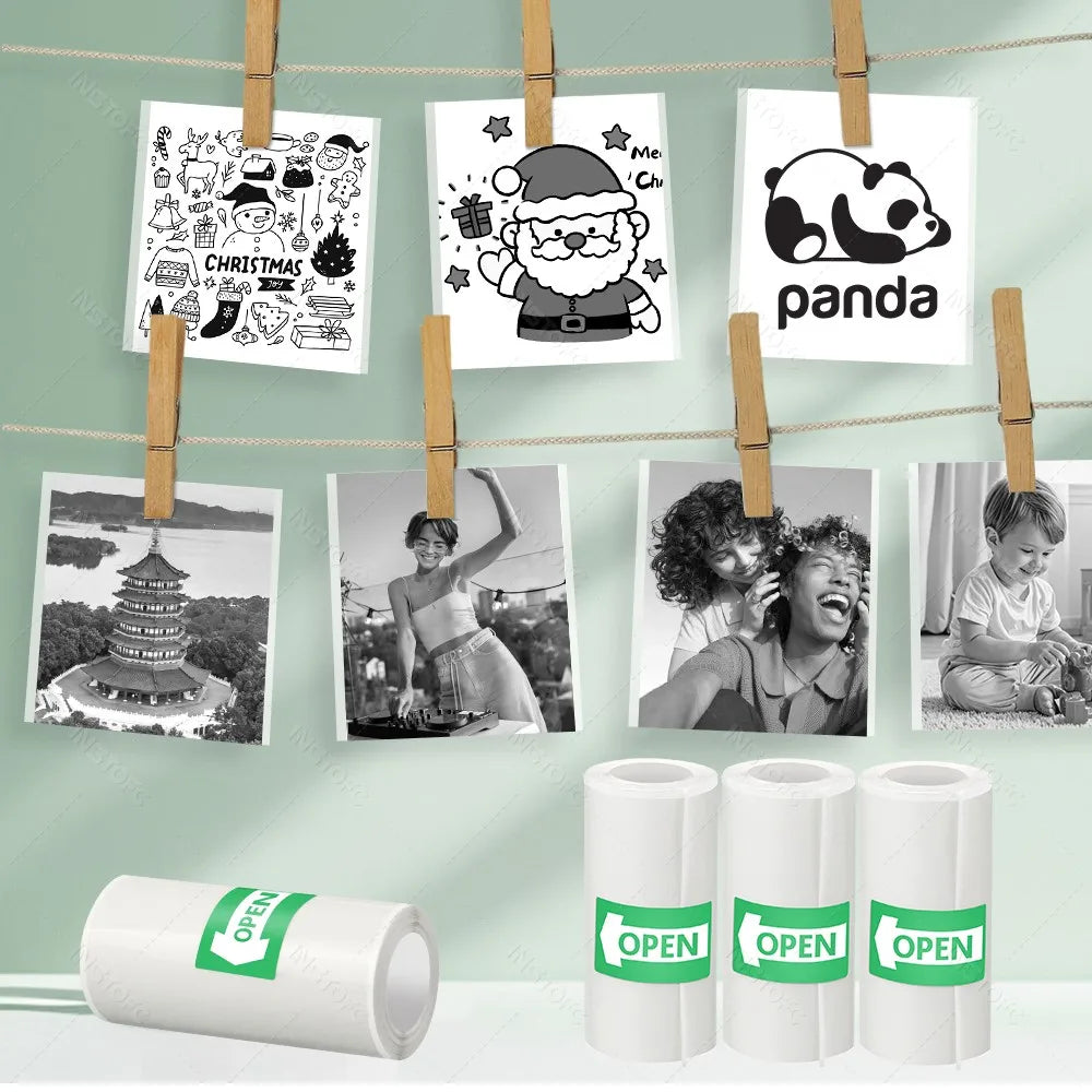 Photo Label Portable Mini Thermal Printer Sticker Memo Tag Printing