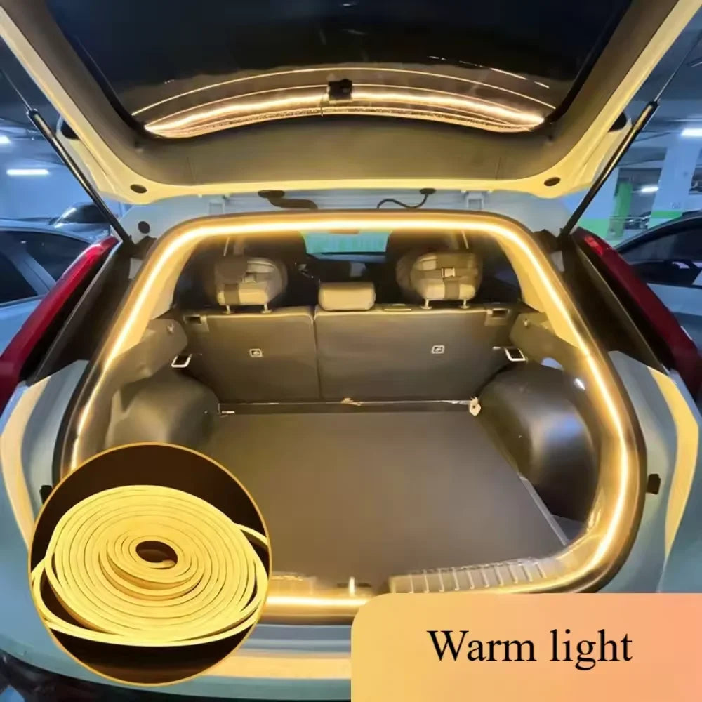 Car high brightness ambient light interior decoration sensing tailgate light strip