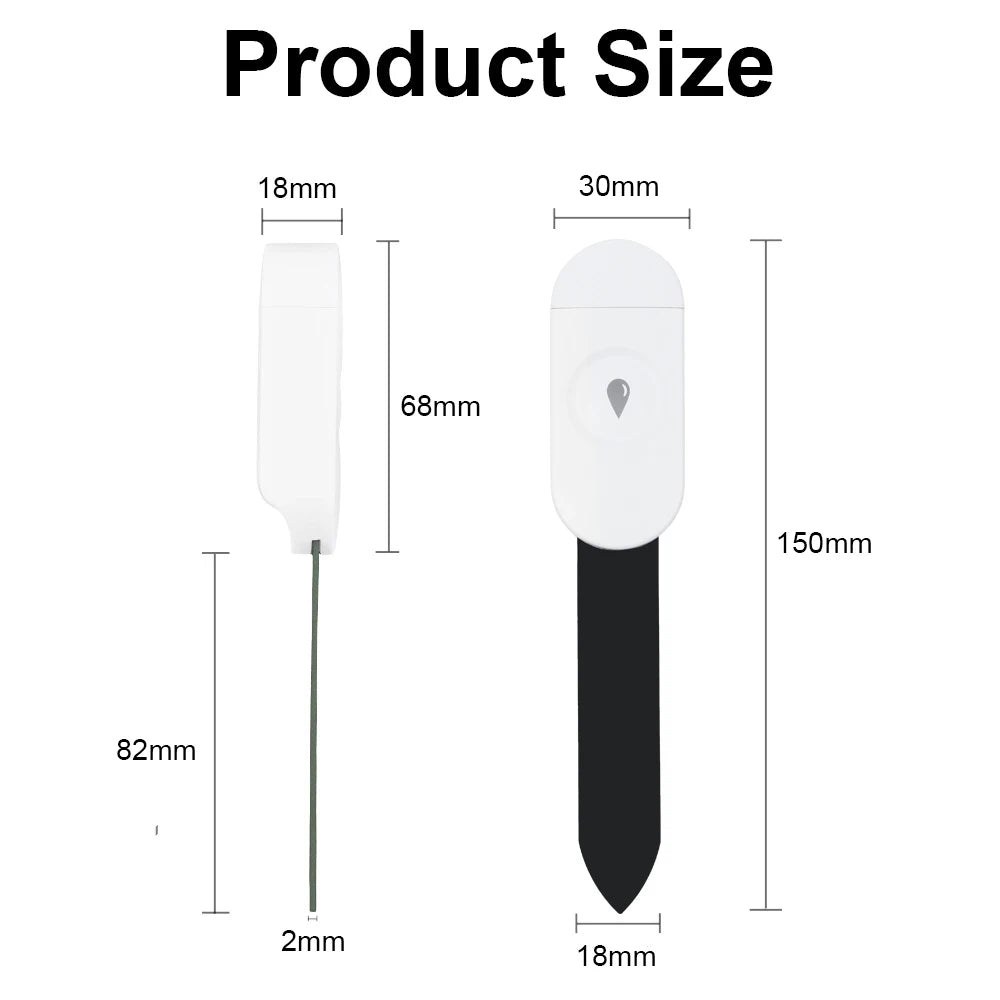 Temperature Humidity Moisture Detector Smart Soil Tester Moisture Phone App RealTime Monitor for Home Garden