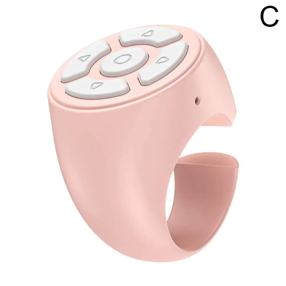 Bluetooth Ring Universal Smartphone Camera Controller Self-Timer for TikTok Page Turner for eBooks