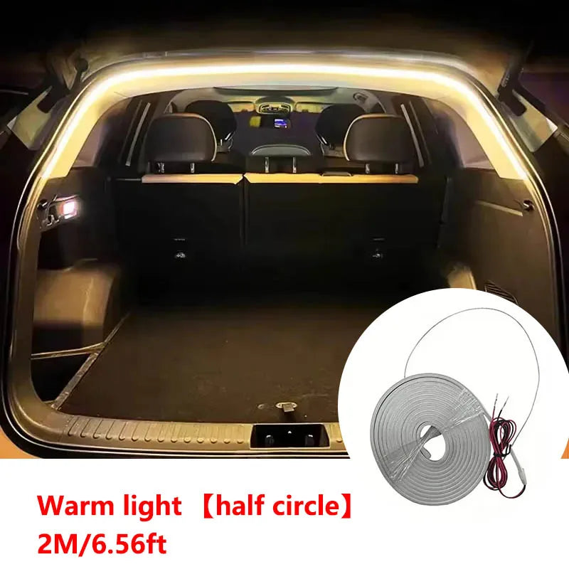 Car high brightness ambient light interior decoration sensing tailgate light strip